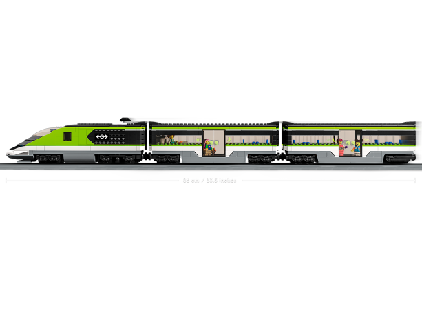 Lego Personen-Schnellzug пассажирский экспресс