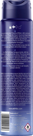 NIVEA MEN Fresh Active Deodorant Spray XXL, 250 ml, Нивеа Мужской дезодорант спрей, морские экстракты, 0% алюминия, 48ч защита, увеличенный объём, 250 мл