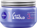 NIVEA Pflege & Halt Styling Creme Gel, 150 ml, Нивеа Крем-гель для укладки волос, пантенол и витамин B3, естественный вид и сильная фиксация, 150 мл