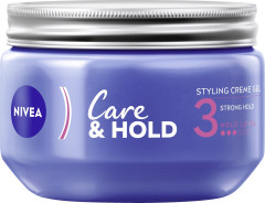 NIVEA Pflege &amp; Halt Styling Creme Gel, 150 ml, Нивеа Крем-гель для укладки волос, пантенол и витамин B3, естественный вид и сильная фиксация, 150 мл