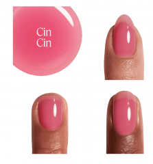 essie Nagellack Glass Nails 20 Cin Cin, 13,5 ml, Лак для ногтей Cin Cin 20 (США), полупрозрачный витражный цвет и зеркальный блеск, 13,5мл