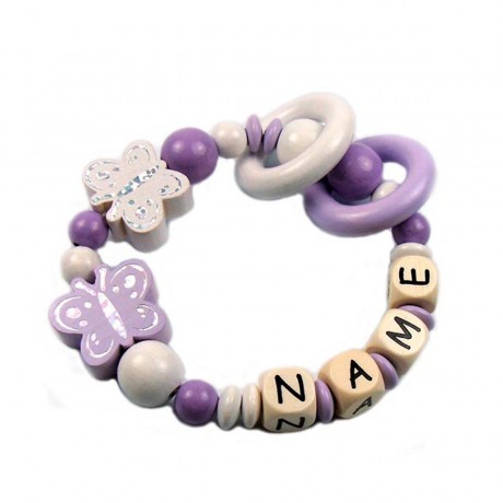 elefantasie Greifling Schmetterling personalisiert mit Namen Игрушечная бабочка-схватка с именем