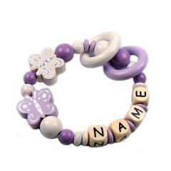 elefantasie Greifling Schmetterling personalisiert mit Namen Игрушечная бабочка-схватка с именем