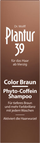 Plantur 39 Shampoo Phyto-Coffein Color Braun Шампунь Плантур 39 окрашивающий для темных выпадающих волос , 250 мл
