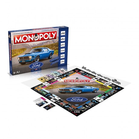 Winning Moves Monopoly Ford (Deutsch\/Englisch) Монополия Форд (немецкий/английский)