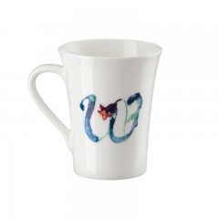 Hutschenreuther Hutschenreuther Flower Alphabet Becher mit Henkel W-Weigela 0,40 L Кружка Hutschenreuther Flower Alphabet с ручкой W-Weigela 0,40 л