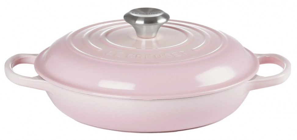 Le Creuset LE CREUSET Gourmet Profitopf 26cm SIGNATURE pink Профессиональный горшок LE CREUSET Gourmet 26см SIGNATURE