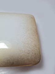 Шкатулка винтажная Tirschenreuth Bavaria P.T с позолотой, прямоугольная, фарфор, 14 x 11,5 см, Германия, 1960-70гг.