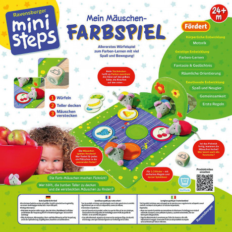 Ravensburger ministeps Mein Mauschen-Farbspiel ministeps Игра «Моя маленькая мышь»