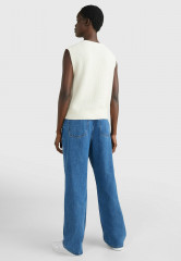 Tommy Hilfiger MONOGRAM Jumper white dove МОНОГРАММА джемперы Белый голубь