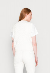 Tommy Hilfiger CABLE VEST Jumper ecru КАБЕЛЬНЫЙ ЖИЛЕТ джемперы экрю