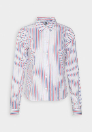 Tommy Hilfiger REGULAR Button-down blouse shirting global pop stripe REGULAR Блузка на пуговицах полосатая глобальная поп-музыка