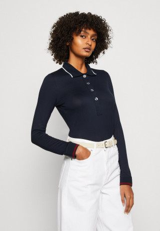 Tommy Hilfiger SLIM SPLIT Polo shirt desert sky SLIM SPLIT рубашка поло небо пустыни