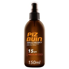 Piz Buin Tan &amp; Protect Tan Intensifying Sun Oil Spray LSF 15  Tan &amp;amp; Protect Солнцезащитный спрей с маслом для усиления загара SPF 15