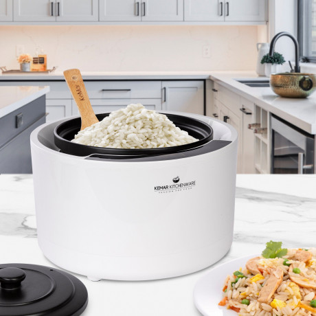 KeMar Kitchenware KeMar Kitchenware Multikocher KCC-280, 900 W, 2,50 l Schussel, Keramiktopf, Touchdisplay, 7 Programme, Timer KCC-280 KeMar Кухонная мультиварка KCC-280, 900 Вт, чаша 2,50 л, керамическая кастрюля, сенсорный дисплей, 7 программ, таймер