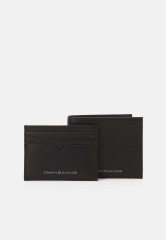 Tommy Hilfiger HOLDER & MINI WALLET SET Wallet black НАБОР ДЕРЖАТЕЛЯ И МИНИ-КОШЕЛЬКА Бумажник черный