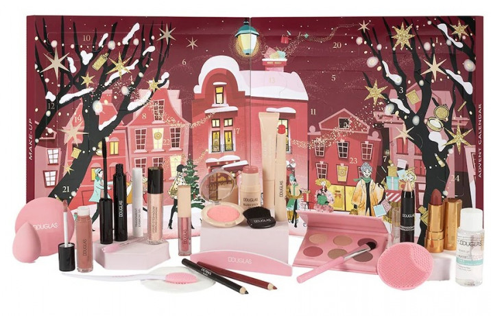 SET Douglas MAKE-UP + Douglas MEN Adventskalender 2025, НАБОР: DOUGLAS Адвент-календарь 2025 1шт для женщин + 1шт для мужчин, 24+24 бьюти сюрприза