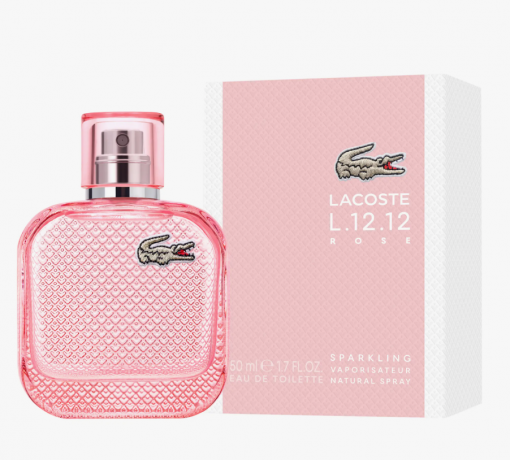 LACOSTE L.12.12 Rose Sparkling Eau de Toilette Туалетная вода Spray Спрей Sparkling, 50 мл