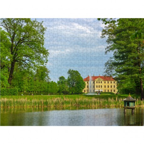 CALVENDO Puzzle CALVENDO Puzzle Am Flaschenteich mit Blick zum Palais Пазл CALVENDO Puzzle У Флашентайха с видом на дворец