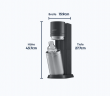 SodaStream DUO Upgrader Pack аппарат для газирования воды (Германия), 3 стеклянные и 1 пластиковая бутылки + 2 CO баллона, домашняя газированная вода, универсальный комплект
