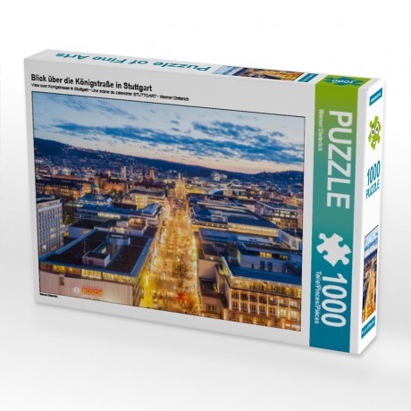 CALVENDO Puzzle CALVENDO Puzzle Blick uber die Konigstrasse in Stuttgart Пазл CALVENDO Puzzle Вид на Кенигштрассе в Штутгарте