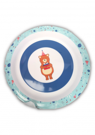 babylove Schale aus Polypropylen Тарелка с нескользящим дном Медвежонок, 1 штука