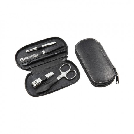 Hans Kniebes Manicure-Etui, Rindleder, rostfrei  Маникюрный чемоданчик, воловья кожа, нержавеющий