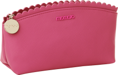 Miomojo (Миомоджо) Schminktasche Женская косметичка mit romantischem Blumenrand, rosa, 1 шт.