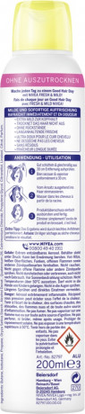 NIVEA Fresh & Mild Trockenshampoo fur helle Haartone, 200 ml, Нивеа Сухой шампунь для светлых волос, без остатков, веганский, 200 мл