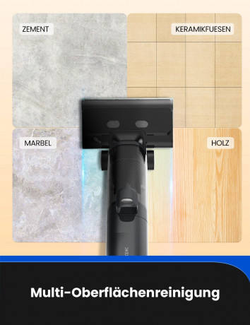 meeteu meeteu Nass-Trocken-Akkusauger 4-in-1 Kabellos mit Akku Staubsauger, 45 Minuten Laufzeit, automatische Reinigung Беспроводной пылесос Meeteu для влажной и сухой уборки, беспроводной пылесос 4-в-1 с аккумулятором, время работы 45 минут, автоматичес