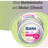 ISANA Deocreme 50ml, Изана Крем-дезодорант с натроном, масло миндаля и ши, 24ч защита, 0% алюминия, 50 мл