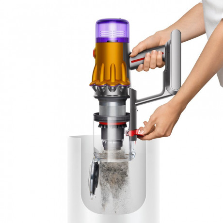 DYSON DYSON Akku-Hand-und Stielstaubsauger V12 Detect Slim Absolute+, 545 W, Beutellos, Dysons leichtester Staubsauger mit einer hohen Saugkraft von 150 AW.*  Беспроводной ручной пылесос DYSON V12 Detect Slim Absolute+, 545 Вт, без мешка, самый легкий пыл