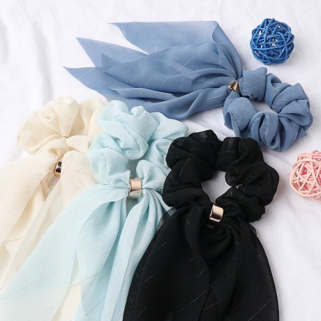 SOHO Vina Scrunchie Blau Резинка для волос из виноградной лозы