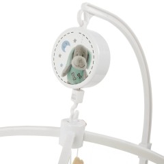 bieco Musikmobile Baby Spieluhr mit Melodie LaLeLu Babybett Einschlafhilfe O 33 cm Mobiles Музыкальный мобиль Детская музыкальная шкатулка с мелодией Детская кроватка LaLeLu для сна O 33 см Мобилы