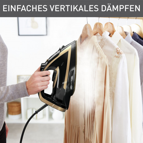 Tefal Tefal Dampfbugeleisen FV8064 Puregliss, 3000 W, Micro-Kalkfilter-Technologie, hochst leistungsfahiges Dampfbugeleisen  Паровой утюг Tefal FV8064 Puregliss, 3000 Вт, технология фильтрации микронакипи, очень мощный паровой утюг