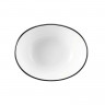Seltmann Weiden Seltmann Weiden Modern Life Black Line Bowl oval 12x9,5x4,5 cm / 0,18 L Seltmann Weiden Modern Life Black Line Миска овальная 12x9,5x4,5 см / 0,18 л