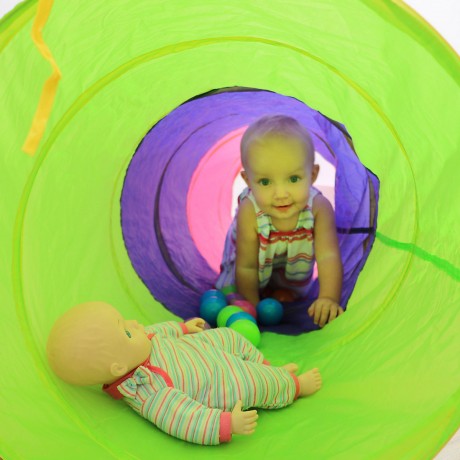 LittleTom Kinderzelt Spieltunnel Kaa 180cm mit 200 Ballen Детская палатка игровой тоннель Каа 180см с 200 шариками