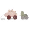 bieco Nachziehspielzeug Holz Dinos Kinder Nachziehtier Holzspielzeug ab 1J. Ziehtier Nachziehspielzeug Игрушка-перетягивание деревянные динозавры детская игрушка-перетаскивание от 1 года. Потяните за игрушку