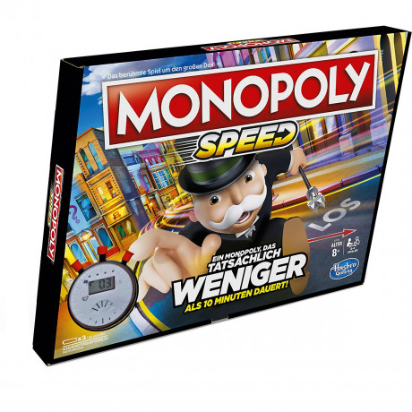 Hasbro Monopoly Speed Brettspiel Настольная игра «Монополия на скорость»