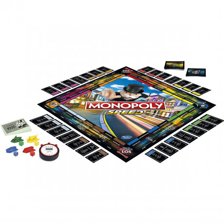Hasbro Monopoly Speed Brettspiel Настольная игра «Монополия на скорость»