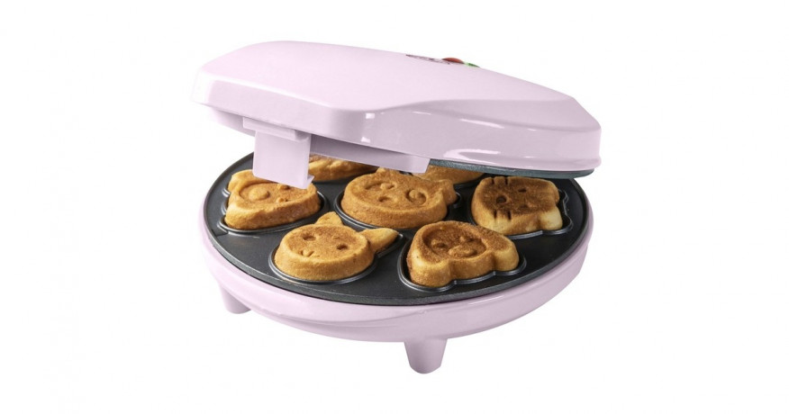 Bestron Bestron Mini-Cookie Maker Tiermotive AAW700P rosa, 700 Watt  rosa Мини-печь Bestron с животными мотивами AAW700P розовая, 700 Вт