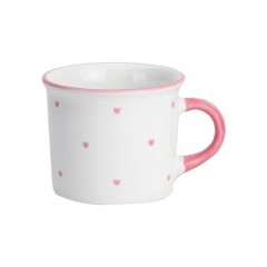 Gmundner Keramik Gmundner Keramik Herzerl Rosa Kaffee Haferl glatt 0,24 L Кружка Gmundner керамическая сердце розовая гладкая 0,24 л