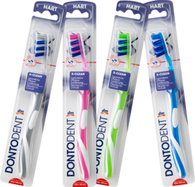 Dontodent  Zahnburste X-clean hart Зубная щетка жесткая 1 шт