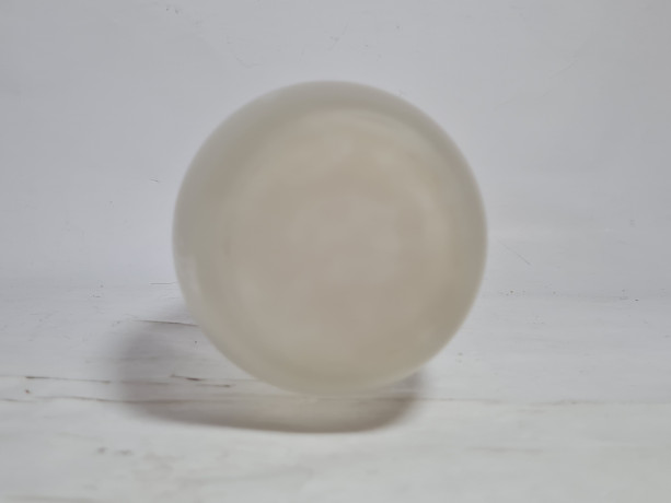 Ваза винтажная Creazioni V.R. с пастельными цветами, матовое стекло, 17.5 см, Италия, 1960-70гг.