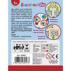 Amigo Kunterbunt Duo Kartenspiel von Двойная карточная игра Kunterbunt от