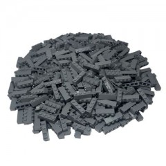 LEGO LEGO 1x4 Steine Dunkelgrau - 100 Stuck - Dark bluish grey - 3010 - 100x LEGO 1x4 Bricks Dark Grey — 100 штук — Темно-голубовато-серый — 3010 — 100x