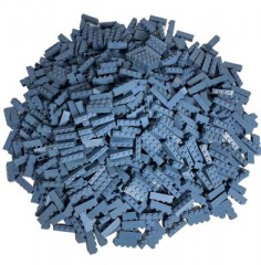 LEGO LEGO 1x4 Steine Sandblau - 500 Stuck - Sandblue Bricks 3010 LEGO 1x4 Bricks Sand Blue — 500 штук — Sand Blue Bricks 3010