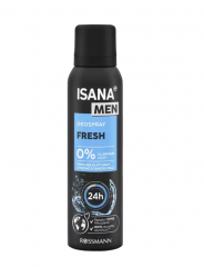 ISANA men Deodorant spray Fresh 24h ISANA Мужской Дезодорант спрей Свежесть 24 ч150 г