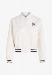 Tommy Hilfiger VARSITY LOGO Bomber Jacket weathered white ЛОГОТИП VARSITY Бомбер выветрившийся белый