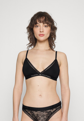 Tommy Hilfiger UNLINED Triangle bra black UNLINED Бюстгальтер с треугольными чашечками черный